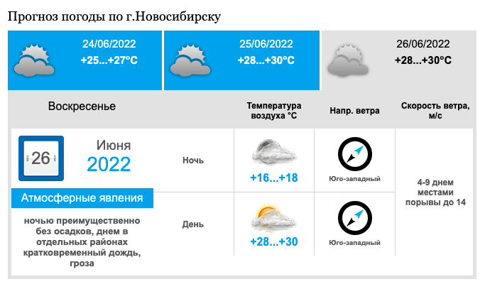 Фото Жара до +30 градусов ожидается в Новосибирске в День города 26 июня 2